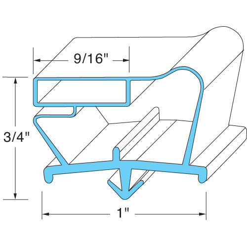 703-963D-01 Beverage Air - Premium Door Gasket 703-963D-01 Beverage Air - Premium Door Gasket